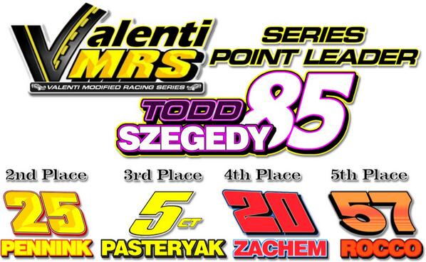 Top 5 in #VMRS standings entering Saturdays #ValentiAutoMall100 <a href="/seekonkspeedway/">Seekonk Speedway</a>