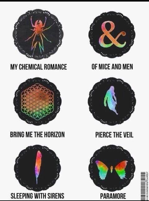 seasonfordrugs's tweet image. Retweet this if you like any of these bands.