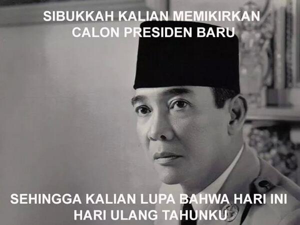 negativisme's tweet photo. Hari Lahir ke 113 Thn, Lahir Memang Sekali, Mati Juga Sekali, Tapi Jika Berguna Bagi Orang Banyak, Namamu Tetap Abadi http://t.co/k3MvRVoDr0
