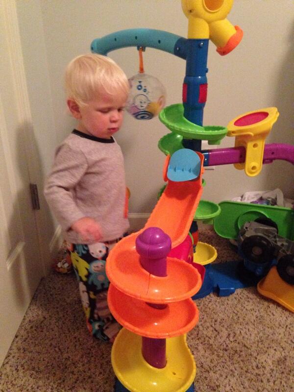 FeltsAllen's tweet image. Play time with my boy is too much fun.