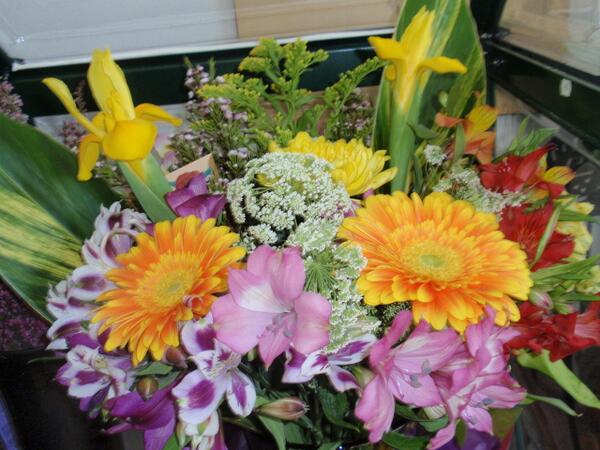 @stellakruger floral arrangements for June 6, St James Music Academy Concert... f&h plants, 688 east hastings