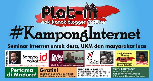 KampongInternet: Seminar tentang Internet di Sumenep