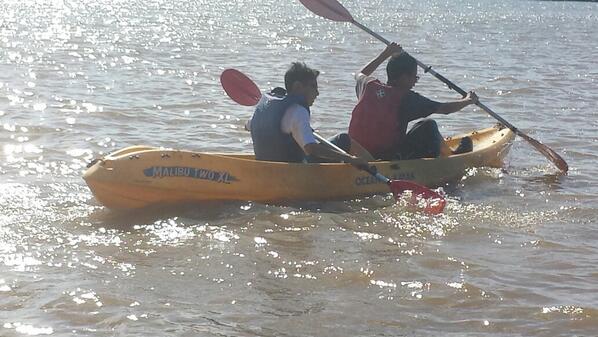 Meridian students kayaking @ #northbayadventure! For most, it was their first time! #exposure #adventure #outdoorfun