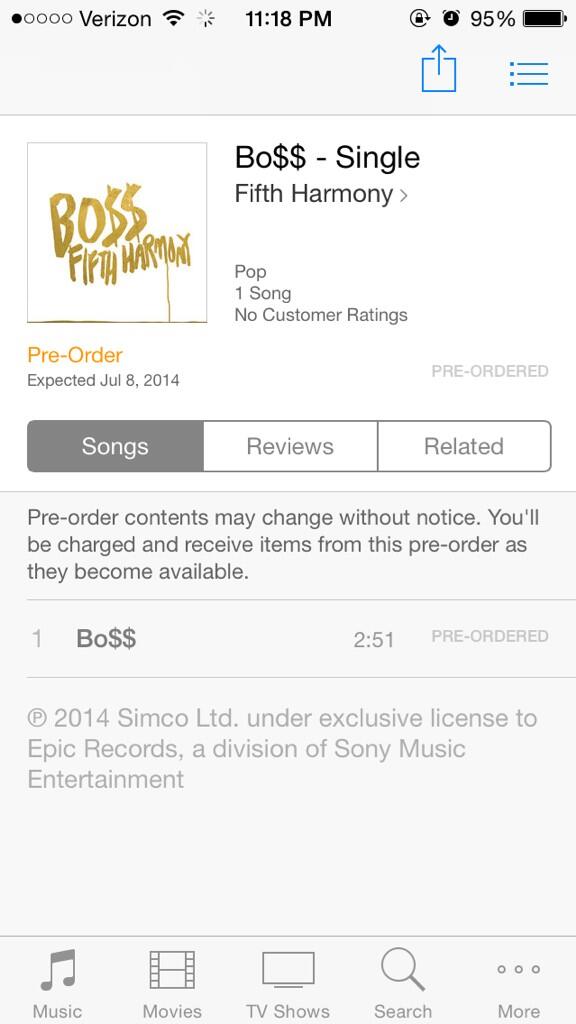 seulsnovia's tweet image. HECK YEAH ! #5HBOSSPreorder #PreOrderBOSSoniTunes