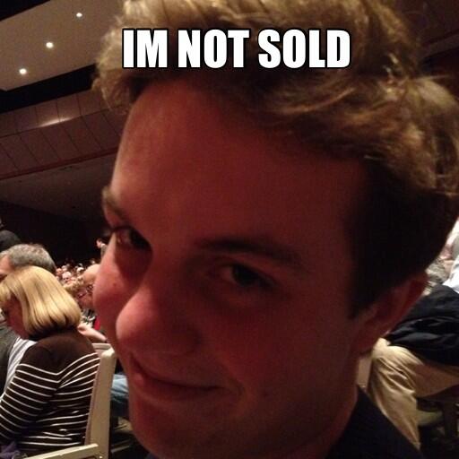 rpscheele's tweet photo. I'm not sold #RTforRespect http://t.co/f214TurzKz