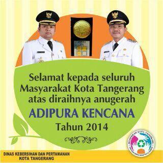 Kota_Tangerang's tweet photo. Kota Tangerang Berhasil Pertahankan Adipura Kencana  http://t.co/YxxeyNUkQH http://t.co/A9kRmXZ71K