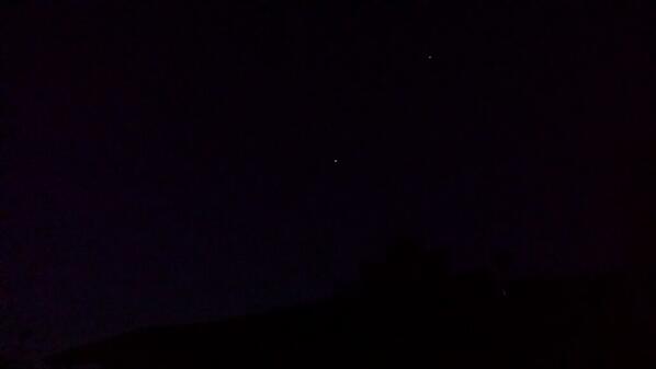 kmmeurer's tweet image. No really.. That's the ISS.. #badcamera