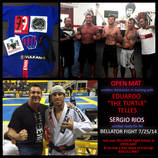 @KremerInsurance sponsored SERGIO RIOS training for his <a href="/BellatorMMA/">Bellator MMA</a> battle 7/25 w/ <a href="/Telles99/">Eduardo Telles</a> at OPEN MAT! #MMA #BJJ