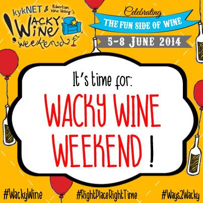 How many RTs can we get to kick off an AMAZING weekend? #WackyWine #Ways2Wacky #RightPlaceRightTime