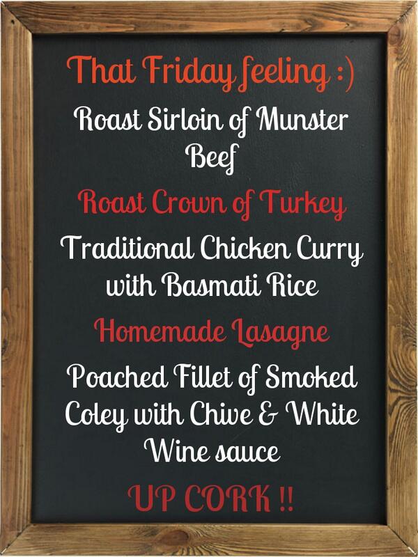 ViaductInnCork's tweet photo. That Friday feeling ..

Roast Sirloin of Munster Beef http://t.co/55N4XBmpFB