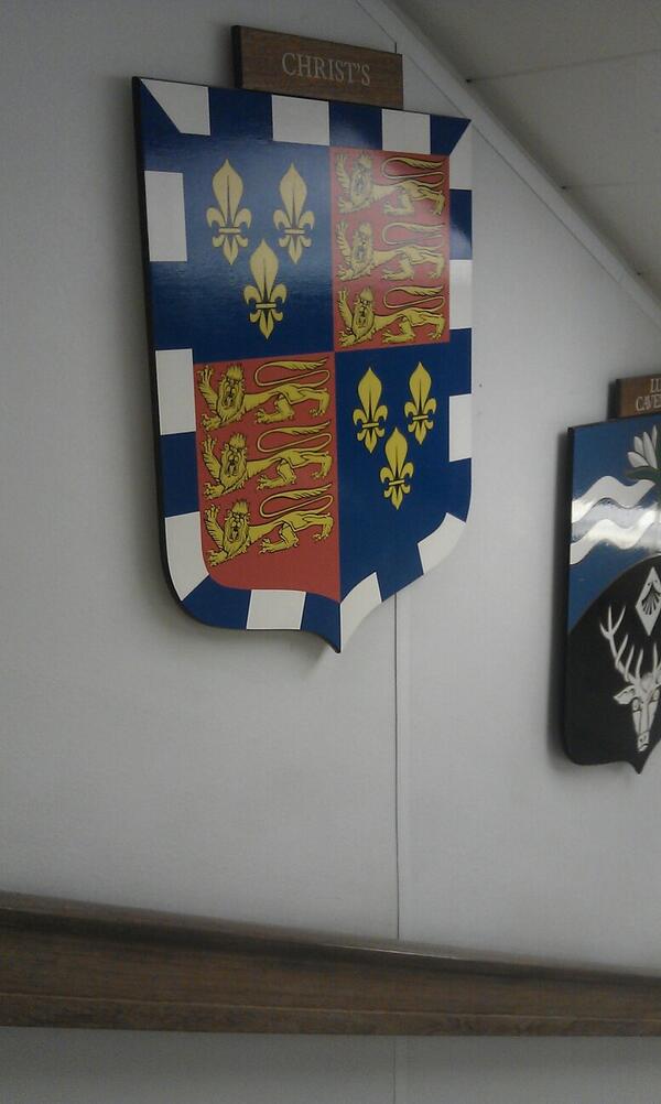 ChristsAccess's tweet image. The local Boots in Cambridge has every single college crest on their walls. Here&apos;s Christ&apos;s #localsecrets #camstudy