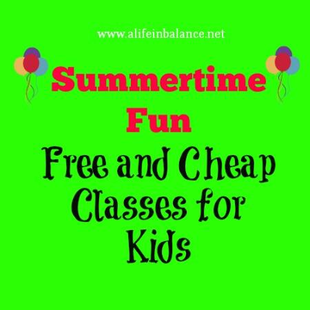 Summertime Fun: Free and Cheap Classes for Kids - alifeinbalance.net/summertime-fun… #freesummerclasses