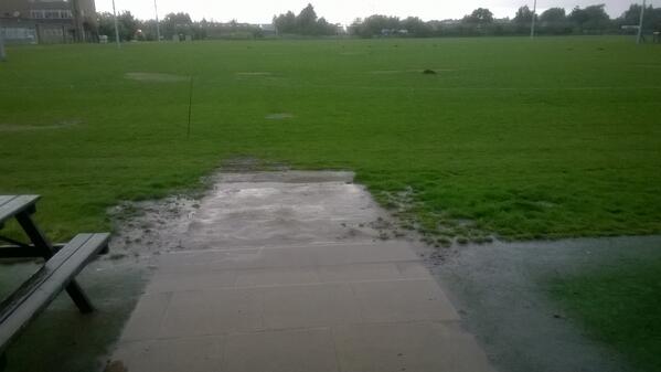 Training area and pitches are having annual repairs performed, and so all the rain and sunshine is working well.