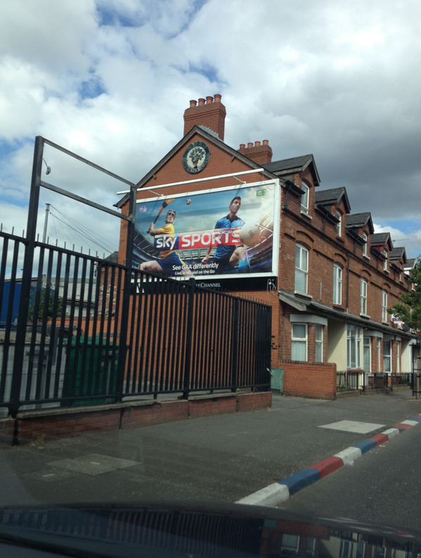 Some Sky GAA ads pop up in the most unexpected places #GAA