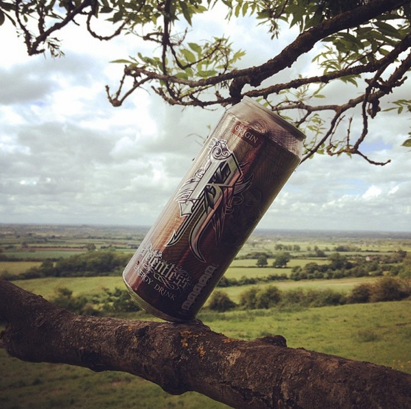 relentlessdrink's tweet photo. Inspiring piece of can creativity from Instagramer @leaningcans http://t.co/DjG0C5wXO5