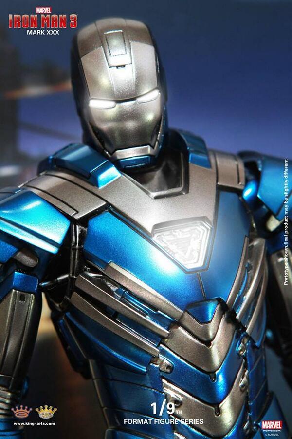 Iron Man 3 Mark 30 Blue Steel