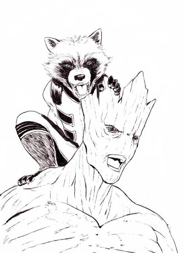 Inking practice 