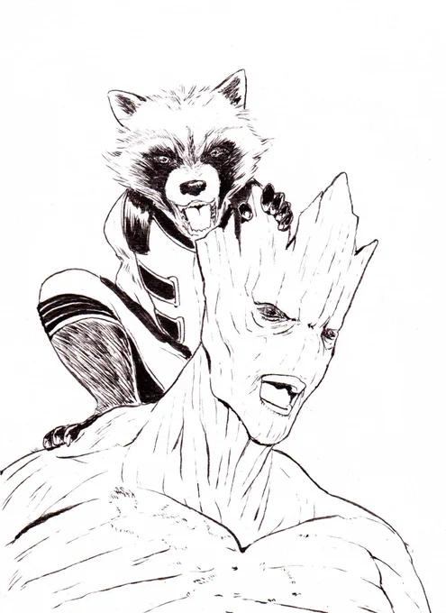 Inking practice 