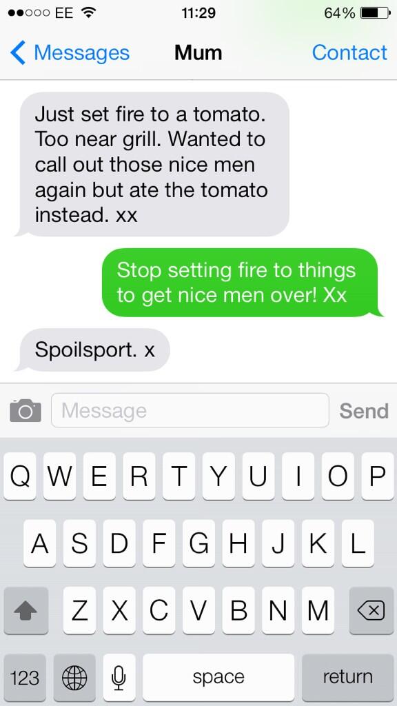 Last week's fireman episode has got my mum all excited 😳
