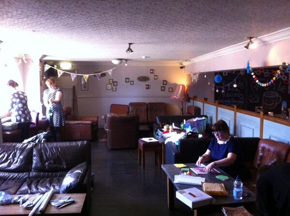 NottsEtsyParty's tweet image. Getting set up! @etsyuk #craftparty