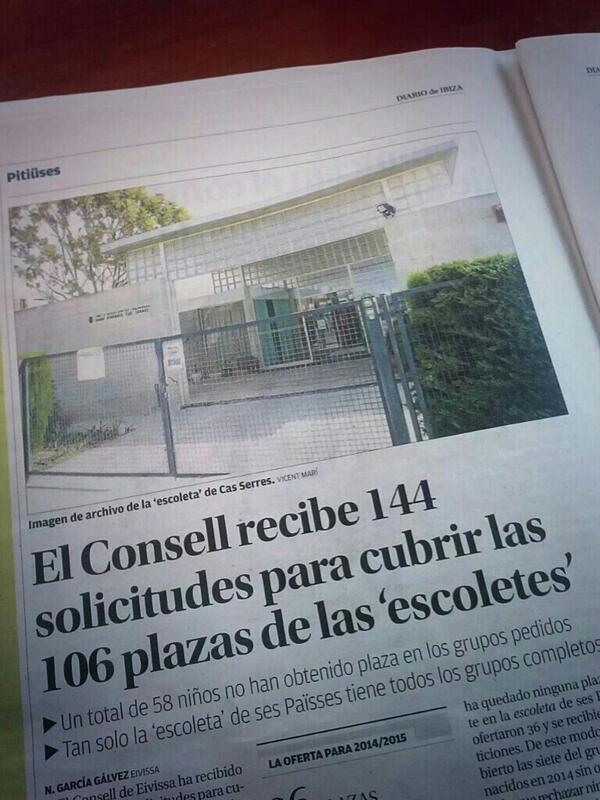 JuanjoGxE's tweet image. Mentre falten places a escoletes el Consell Eivissa té CanNebot llest i 4 anys tancat  #ppfail fb.me/3o2zhQact