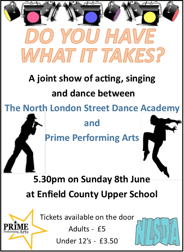 nslda1's tweet photo. Making final preparations for our joint show with Prime Performing Arts on Sunday.  "Do You Have What It Takes? http://t.co/jxM1HvZsuC