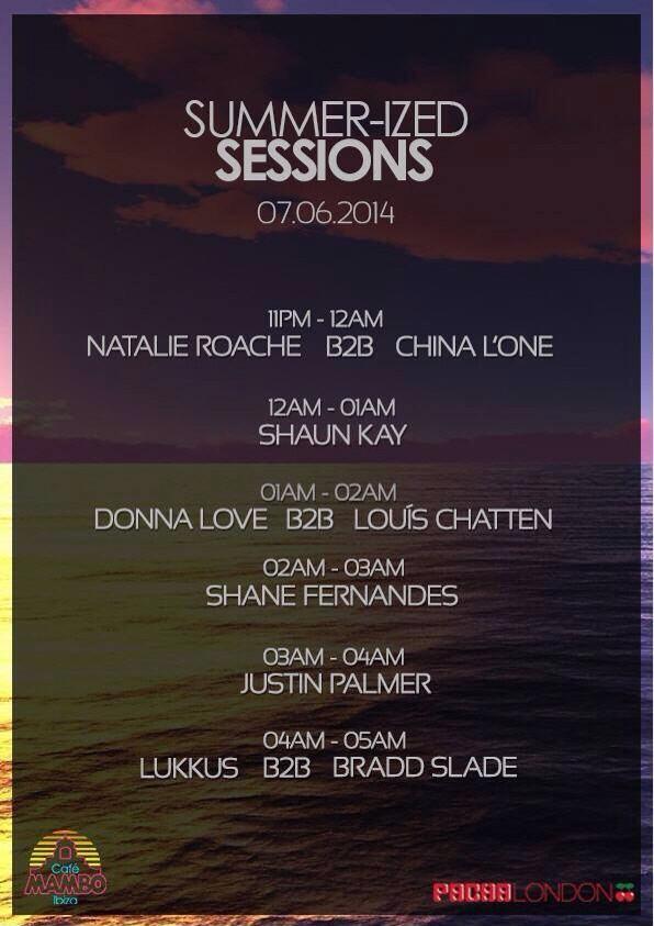 LouisChatten's tweet photo. Set times for @Summer_ized tomorrow at @pachalondonuk B2B with the very talented @DonnaLoveDJ - excited for this one http://t.co/5n72HJTgoK