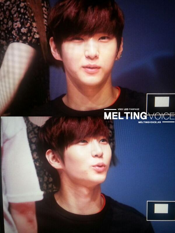 VIXXbiased's tweet photo. [PRE] 140606 #VIXX LEO @ Sinchon Fansign #기적 (cr: meltingvoicekr_) http://t.co/RND3bZ9kGp