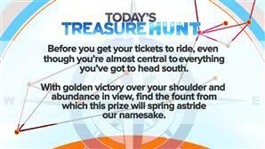alroker's tweet photo. #TodayTreasure Hunt Day 4 Clue 1 http://t.co/XtyHlvylBc