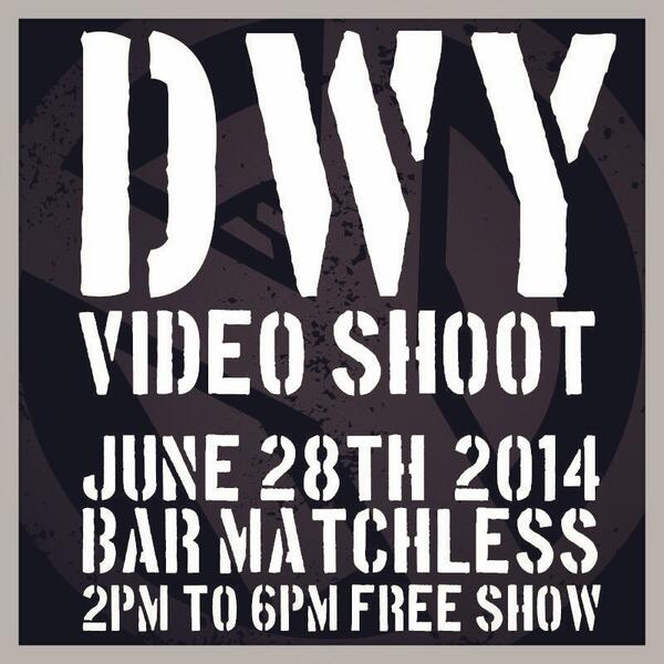 DWYPunks's tweet image. We are shooting a video for our song "Punk Rock Ruined My Life" June 28 at #matcless in Greenpoint Brooklyn.