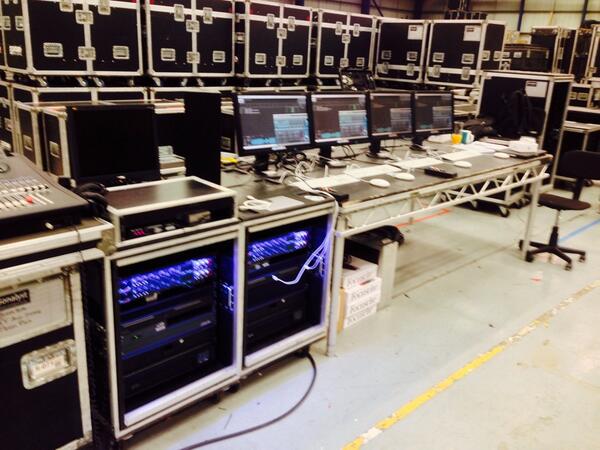 awells_tech's tweet image. Monty Python QLab systems, pimped and ready to go!