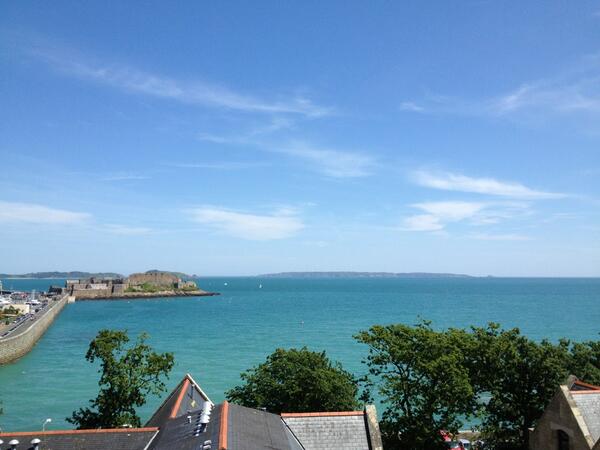 70yrs ago Flt lt Saville crashed into this bay after taking out a radar station covering the W path to Normandy #Dday