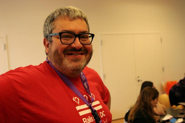 elight's tweet photo. Thanks to @polishprince for proof that I do smile. #rubynation #RGDCWorkshop http://t.co/lEojkzPfnz