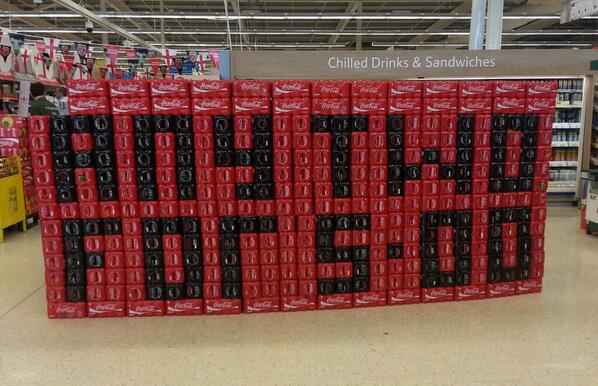 How cool is this #cokecans #dietcokecans # Tesco
