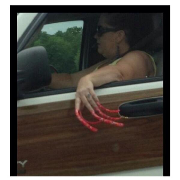 AlyssaEdwards_1's tweet photo. Y'all say HI now when you see me driving by on this beautiful day!
Always and Forever, 
AE
#nailsoflife  #living http://t.co/CBEnRByOP5