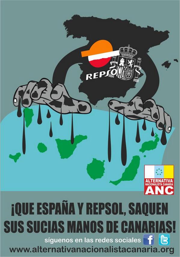 pilar_viso's tweet image. ¡Qué España y Repsol saque sus sucias manos de Canarias! #NoALasProspeccines #UnaSolaVoz #CanariasDiceNo