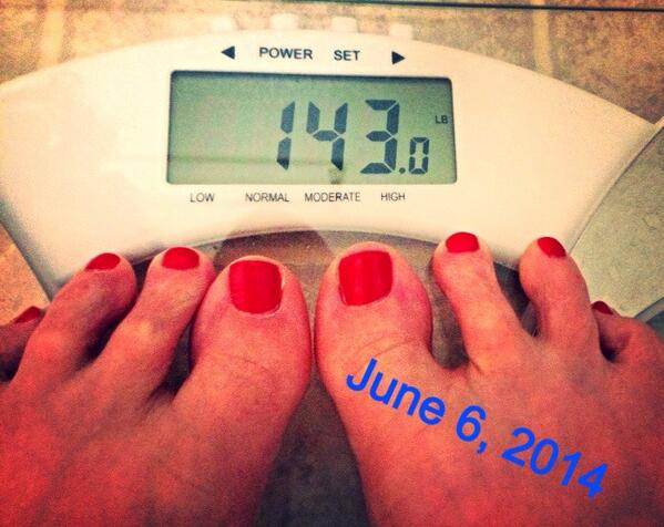 💜Weigh-in day. I've been at/below my goal weight of 145 lbs for over 3 1/2 yrs! #WorthAllTheHardWork #LapBand