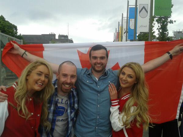 lawless753's tweet photo. . @Coffey_23  WE WON! CANADA HERE WE COME! thanks to everyone at @Canadian_IRE you made our year! #makeitCANADIAN http://t.co/gqQ6pJh7FT