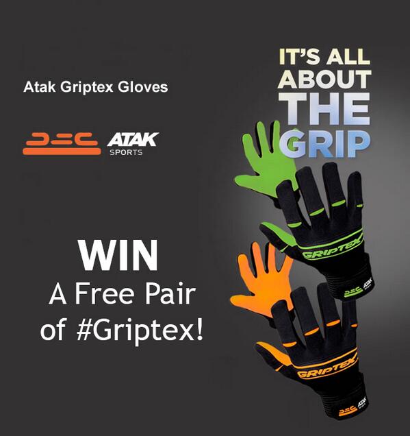 AtakSport's tweet photo. Here's another chance for you to get yourself a pair of #Griptex! Just RT + Follow to enter! http://t.co/KikS2nryIL