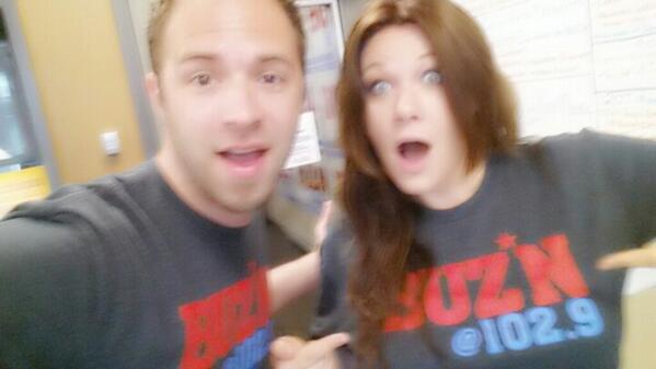 TJradioo's tweet photo. #Twinsies with @ChadKaz1 today! We'll see u at #UptownBar in Waverly tonight at 5! #FeelinRightFridayNight @buzn1029 http://t.co/E0F4I8N4zw