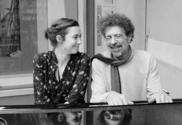 YaredGabriel's tweet photo. Recording On Love with @LisaHannigan @AbbeyRoad - photo by Peter Cobbin #TheProphet http://t.co/WYRGNLetYx