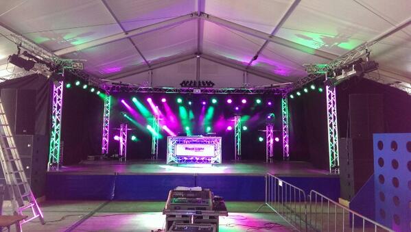 Klaar voor de pinksterfeesten Beckum.