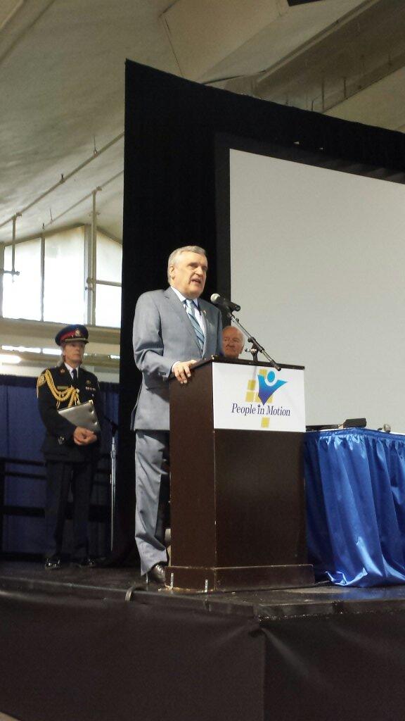 TheSeatedView's tweet image. It&apos;s an honour to hear @LGDavidOnley speak at @PIM_Toronto @p. Inspiring as usual. #PIM14 #disability