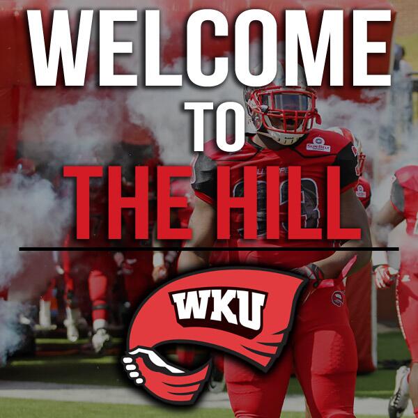 WKUFootball's tweet photo. Exciting day for our incoming freshman as many are hitting the road to move onto The Hill today! RT to welcome them! http://t.co/LmApMCOYbY