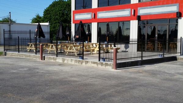 What do #PeanutButternJellyWings &amp; Classic Ameristar Steel Fence have in common? Both at Halftime Sports Bar &amp; Grill!