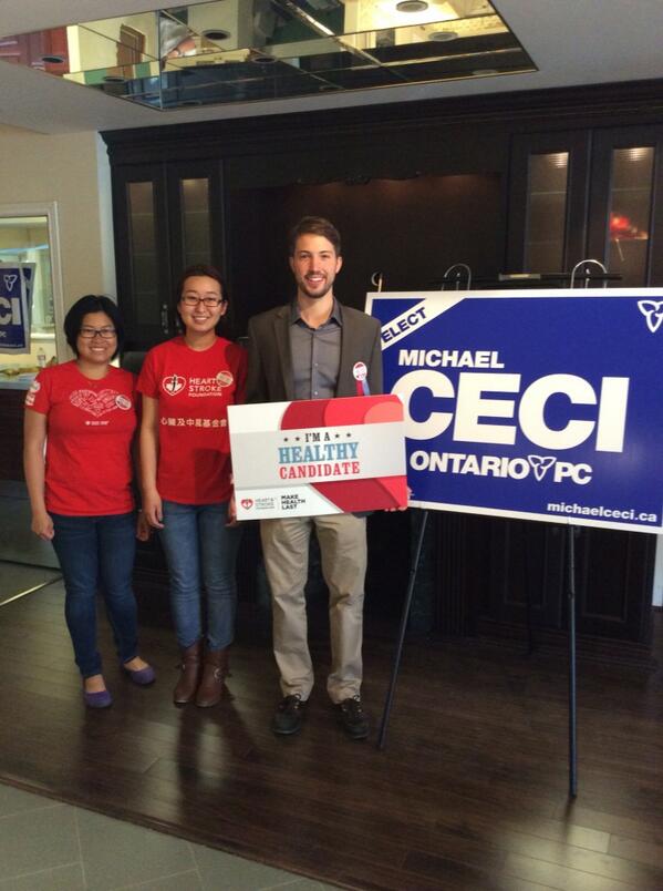 LLechin's tweet image. Congrats @MichaelCeci on becoming a Healthy Candidate! #VoteHealthy