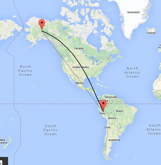 ZoeChallenge's tweet photo. HALFWAY!!! Congratulations, what an achievement to everyone of you. Equivalent of walking through USA &amp; into Peru!! http://t.co/Gp1GBeud8t