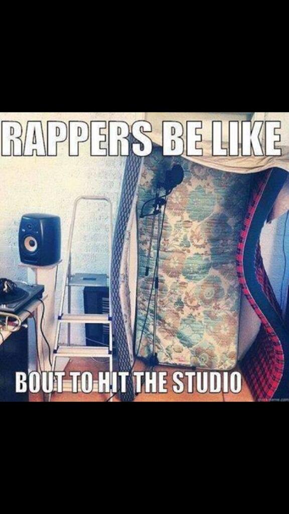 DonHighsman's tweet photo. Hahahah funny as picture reminds me of how we started from the bottom now we here #money #life #rappers #music#studio http://t.co/VKuXe13Fbi
