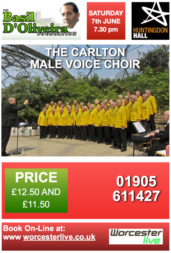 DoFounda's tweet photo. Please come along and help us by watching the Carlton Male Voice Choir perform tomorrow night in Worcester. http://t.co/MjBMDiBTC5