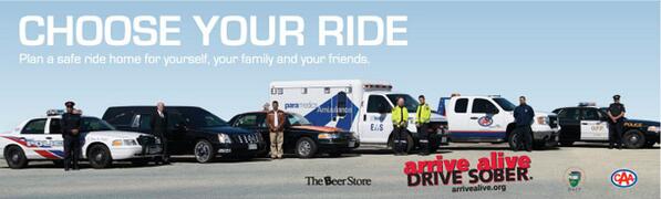 HaltonPolice's tweet photo. Do your plans include a ride home this weekend? Make the right choice... #drivesoberdrivesafe ^cc http://t.co/zzpjTfrJlA